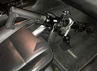 covert armored ar-15 car mount